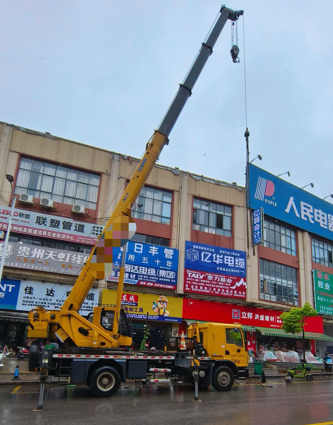 周村区吊车吊机租赁桥梁吊装